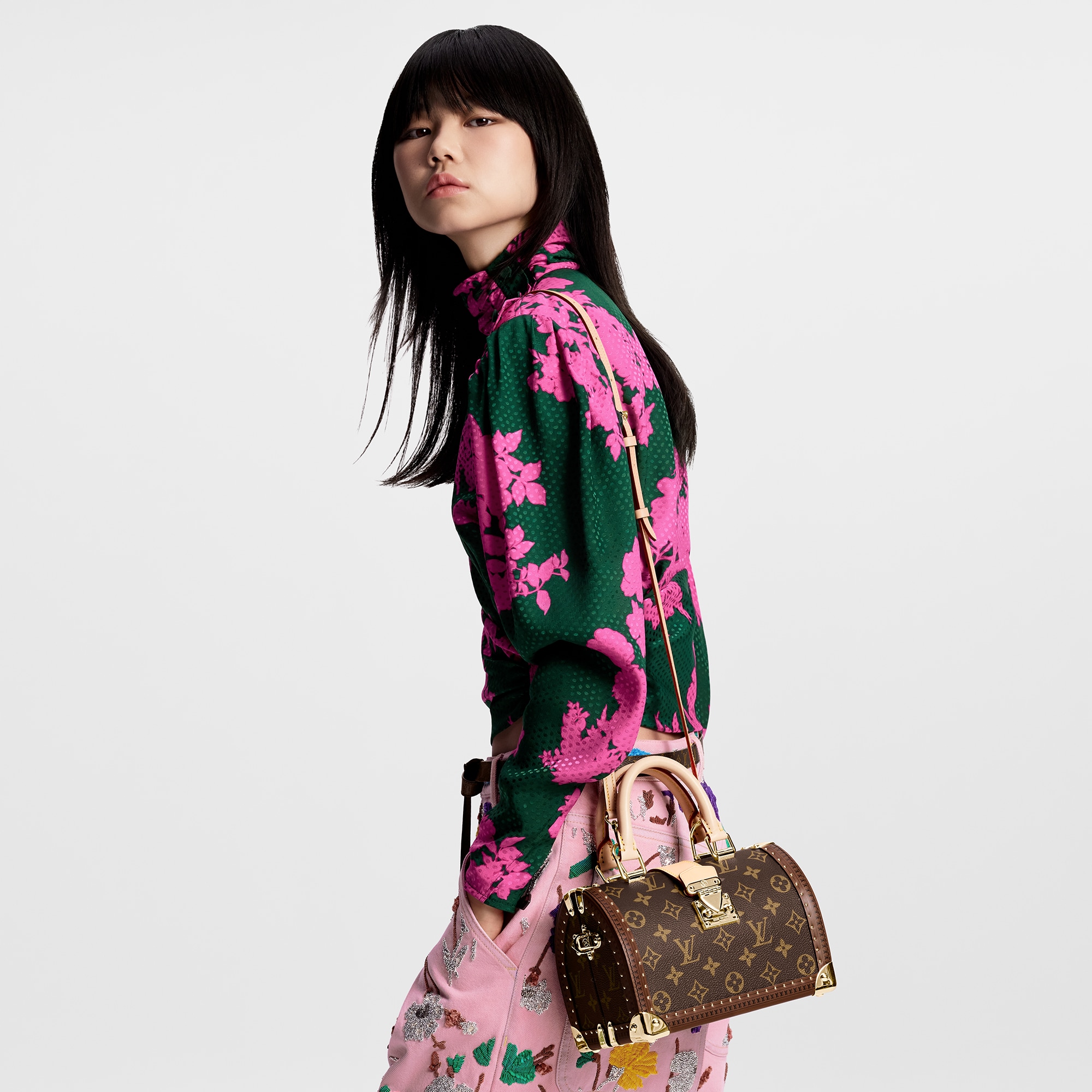 Túi Dạng Hộp Speedy Trunk 20 Monogram in Les Extraordinaires