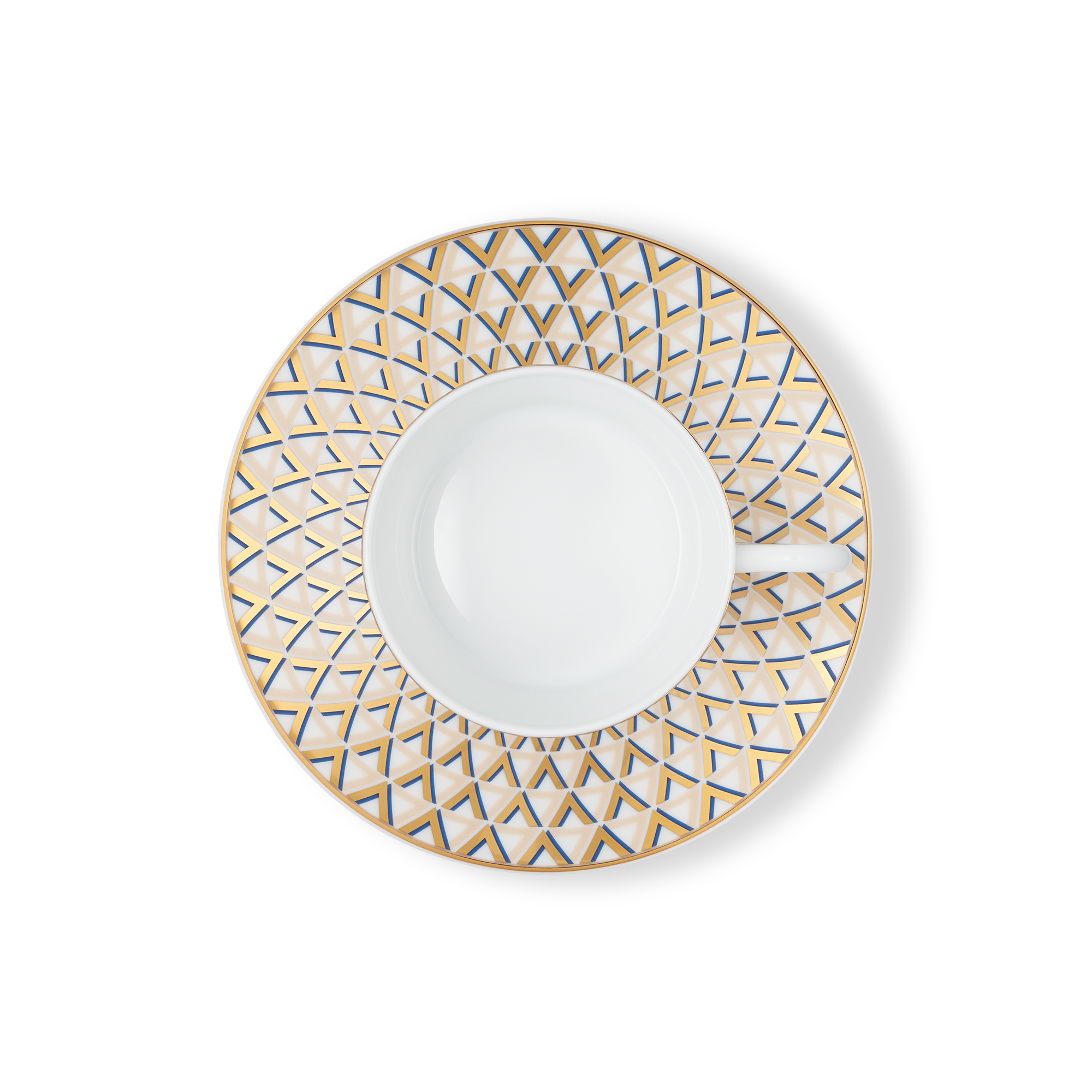 Bộ Tách Trà Và Đĩa Lót Splendor - 2 Bộ  in Rương, Phụ kiện du lịch và Trang trí nội thất