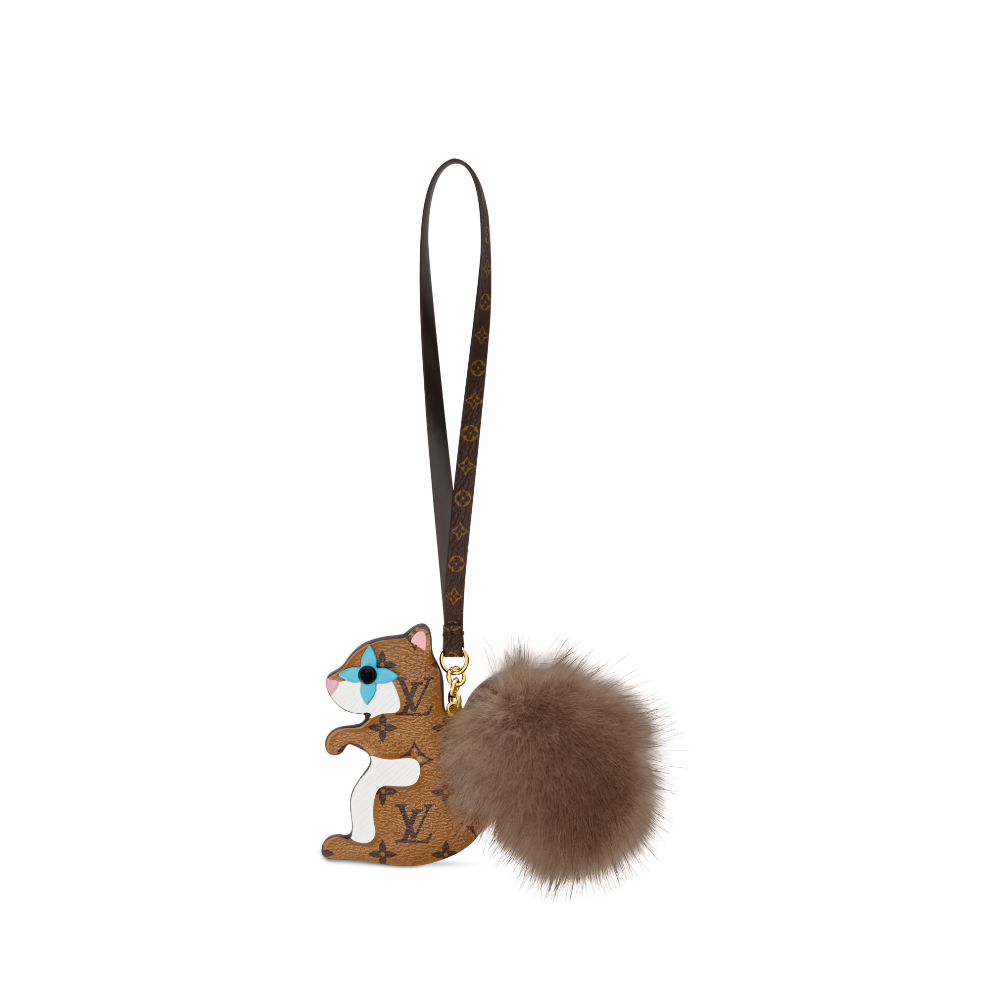 Phụ Kiện Treo Túi Squirrel LV Furry Friend . in Đồ Nữ