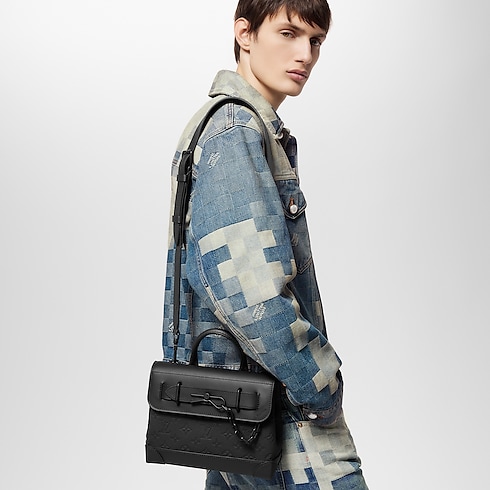 Túi Steamer PM Monogram Taurillon Leather LG - G90 in Đồ Nam's Túi All Collections collections by Louis Vuitton (Thu phóng sản phẩm)