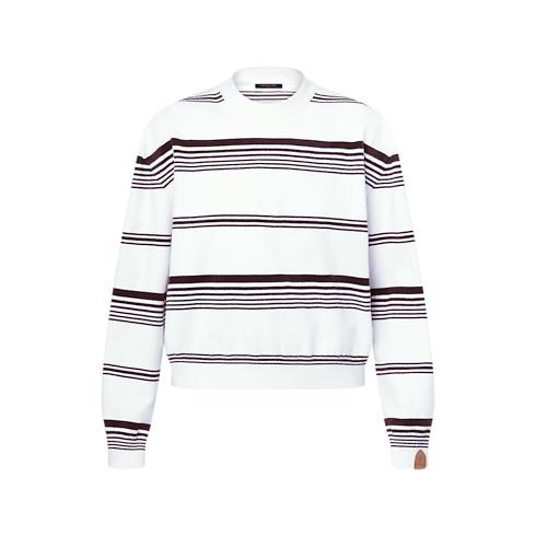 Áo Dệt Kim Họa Tiết Kẻ Sọc in Đồ Nữ's Trang phục Đồ dệt kim collections by Louis Vuitton (Thu phóng sản phẩm)