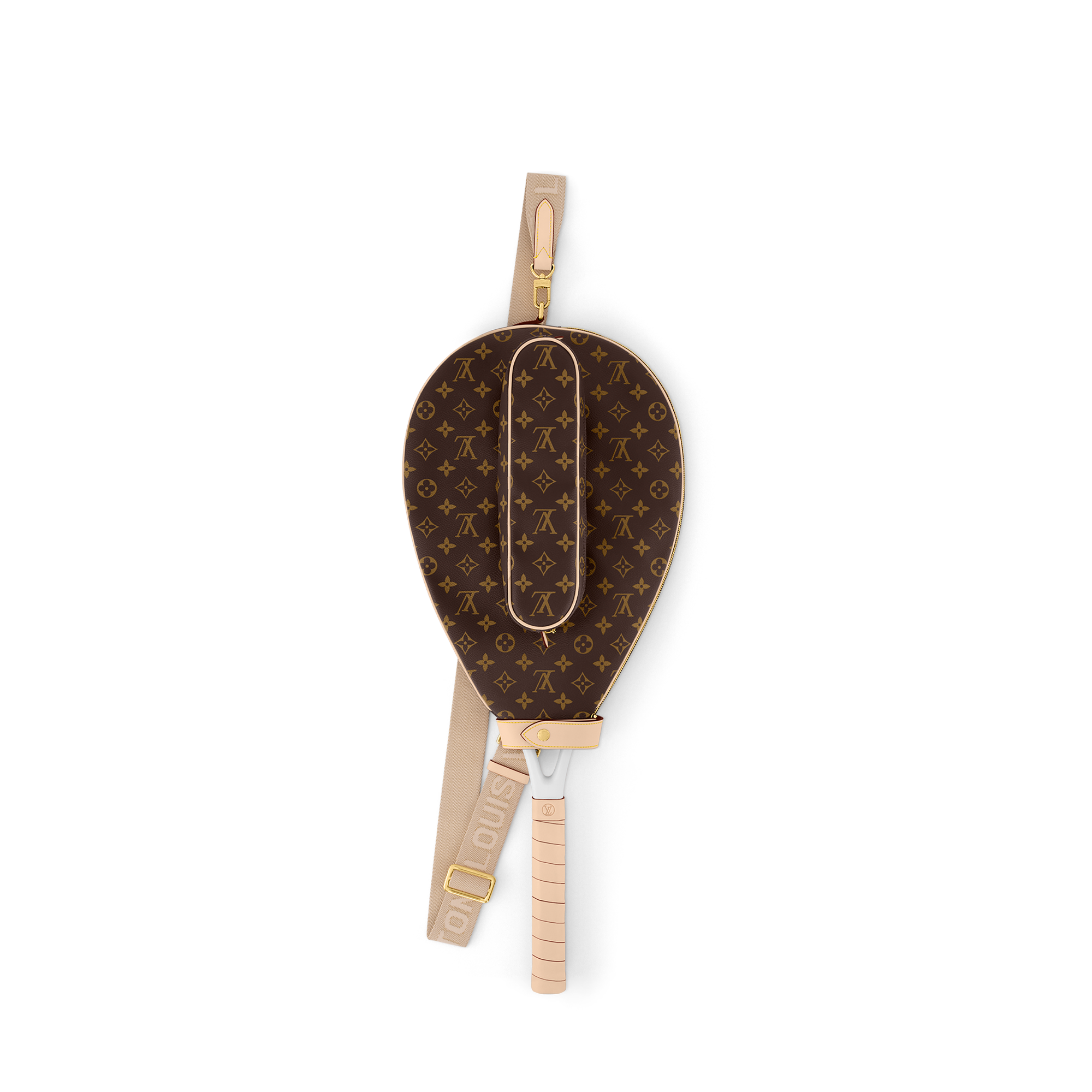 Túi Đựng Vợt Tennis Suzanne Etui  Monogram in Rương, Phụ kiện du lịch và Trang trí nội thất