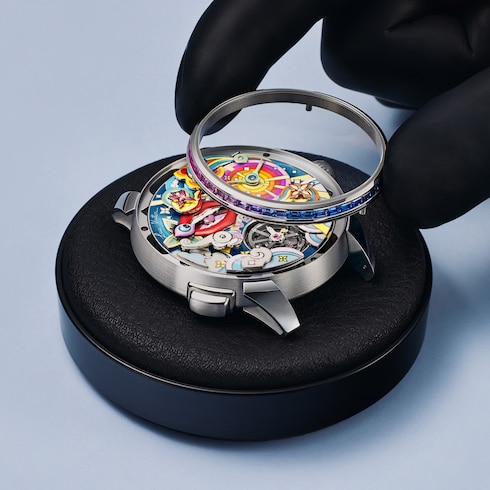 Đồng Hồ Tambour Arty Automata Automatic 42MM in Đồng hồ's Tất cả Đồng hồ } collections by Louis Vuitton