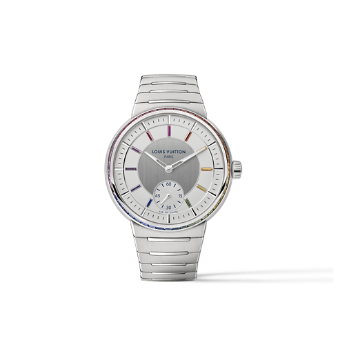 Đồng Hồ Tambour Automatic 40MM in Đồng hồ's Tất cả Đồng hồ } collections by Louis Vuitton (Thu phóng sản phẩm)