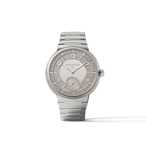 Đồng Hồ Tambour Automatic 40MM in Đồng hồ's Tất cả Đồng hồ } collections by Louis Vuitton (Thu phóng sản phẩm)
