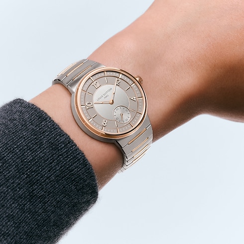 Đồng Hồ Tambour Automatic 40MM in Đồng hồ's Tất cả Đồng hồ } collections by Louis Vuitton (Thu phóng sản phẩm)