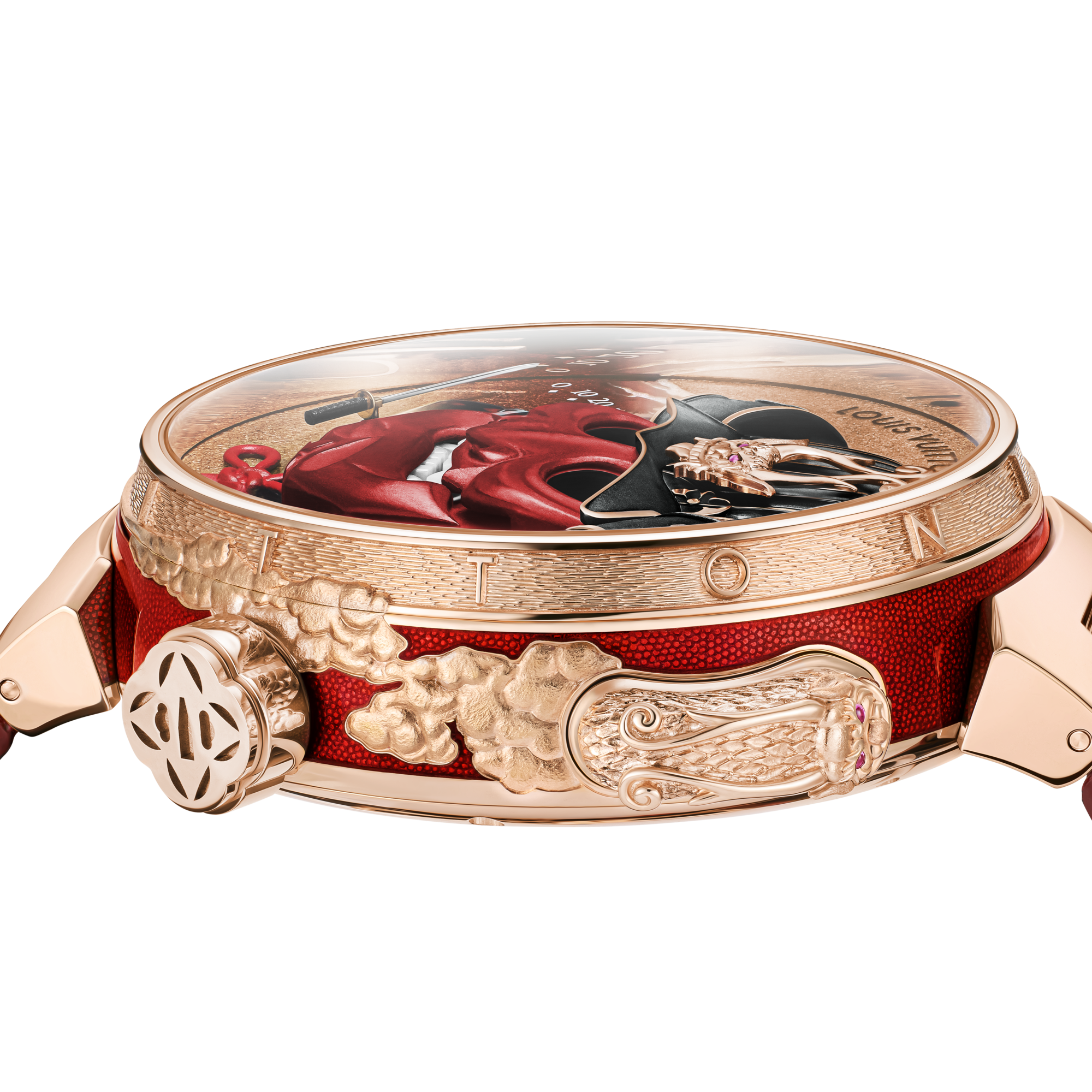 Đồng Hồ Tambour Bushido Automata Manual 46,8MM  in Đồng hồ
