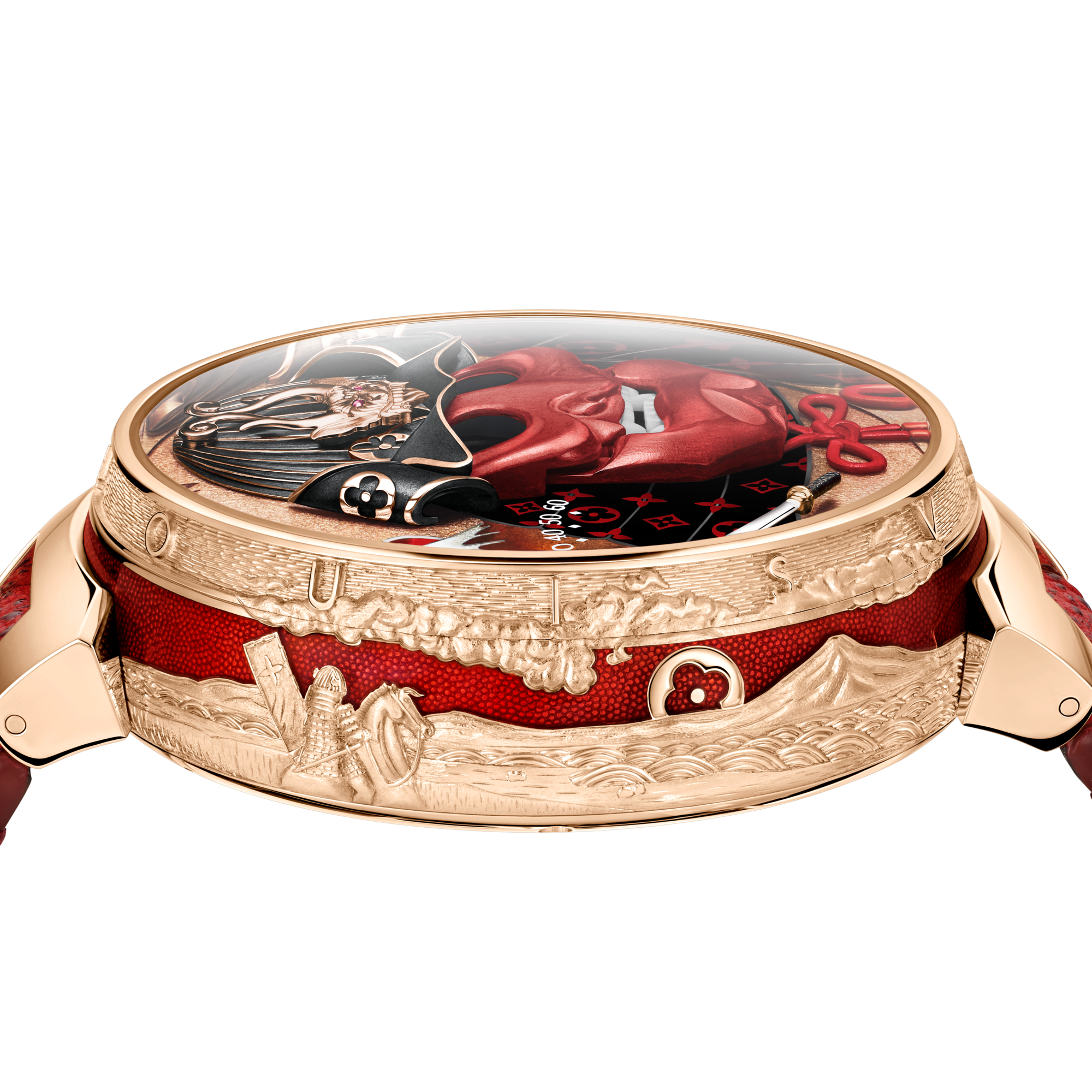Đồng Hồ Tambour Bushido Automata Manual 46,8MM  in Đồng hồ