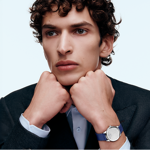 Đồng Hồ Tambour Convergence Automatic 37MM in Đồng hồ's Tất cả Đồng hồ } collections by Louis Vuitton (Thu phóng sản phẩm)