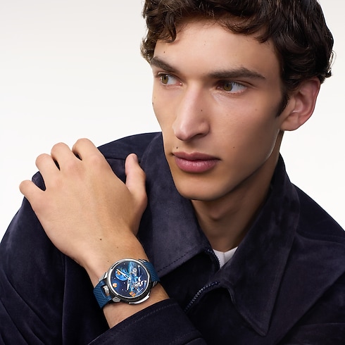 Đồng Hồ Tambour Taiko Galactique Manual 46,7MM in Đồng hồ's Tất cả Đồng hồ } collections by Louis Vuitton (Thu phóng sản phẩm)