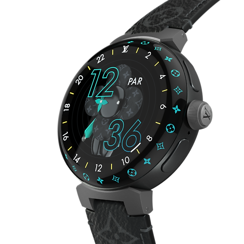 Đồng Hồ Thông Minh Tambour Horizon Light Up in Rương, Phụ kiện du lịch và Trang trí nội thất's Sản phẩm công nghệ và Phụ kiện Thiết bị âm thanh, Đồng hồ thông minh và Phụ kiện collections by Louis Vuitton (Thu phóng sản phẩm)