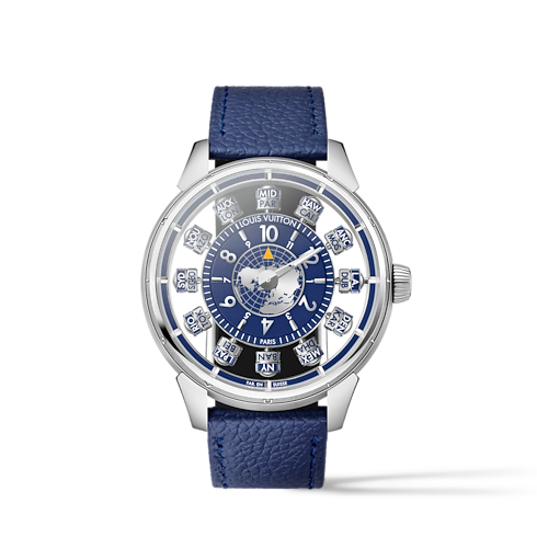 Đồng Hồ Tambour Spin Time Air Antipode Automatic 42,5MM in Đồng hồ's Tất cả Đồng hồ } collections by Louis Vuitton (Thu phóng sản phẩm)
