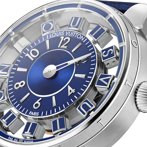 Đồng Hồ Tambour Spin Time Air Automatic 42,5MM in Đồng hồ's Tất cả Đồng hồ } collections by Louis Vuitton (Thu phóng sản phẩm)