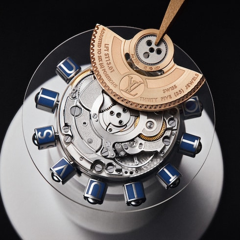 Đồng Hồ Tambour Spin Time Air Automatic 42,5MM in Đồng hồ's Tất cả Đồng hồ } collections by Louis Vuitton