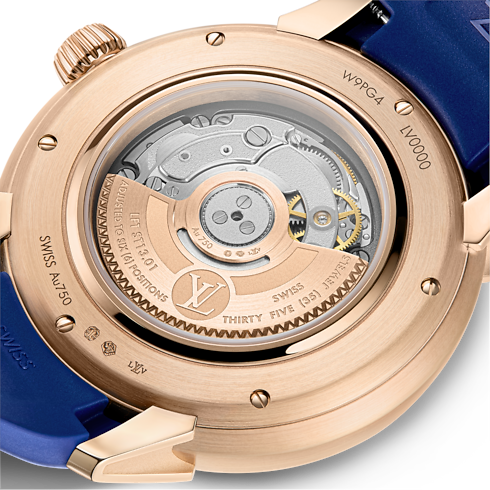 Đồng Hồ Tambour Spin Time Automatic 39,5MM in Đồng hồ's Tất cả Đồng hồ } collections by Louis Vuitton (Thu phóng sản phẩm)
