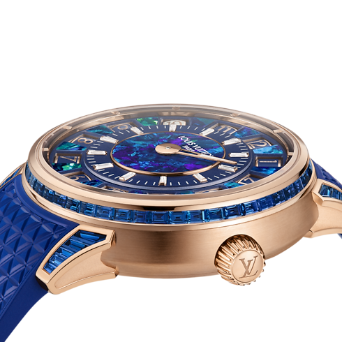 Đồng Hồ Tambour Spin Time Automatic 39,5MM in Đồng hồ's Tất cả Đồng hồ } collections by Louis Vuitton (Thu phóng sản phẩm)