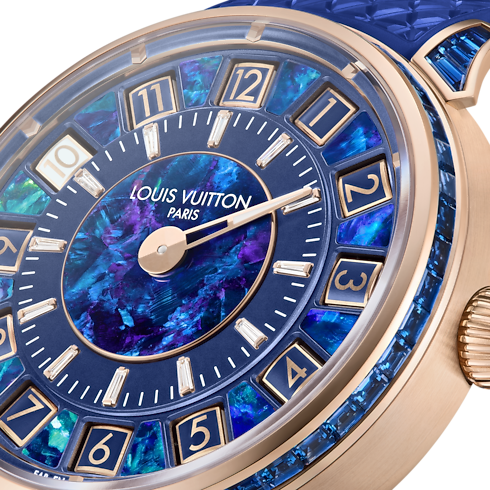 Đồng Hồ Tambour Spin Time Automatic 39,5MM in Đồng hồ's Tất cả Đồng hồ } collections by Louis Vuitton (Thu phóng sản phẩm)
