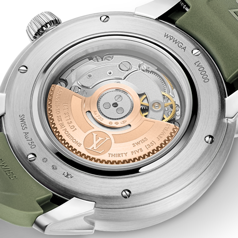 Đồng Hồ Tambour Spin Time Automatic 39,5MM in Đồng hồ's Tất cả Đồng hồ } collections by Louis Vuitton (Thu phóng sản phẩm)