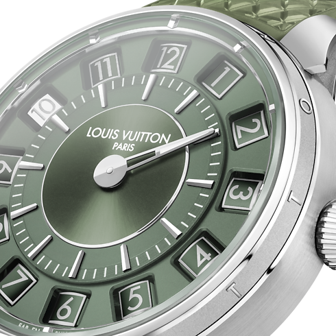 Đồng Hồ Tambour Spin Time Automatic 39,5MM in Đồng hồ's Tất cả Đồng hồ } collections by Louis Vuitton (Thu phóng sản phẩm)