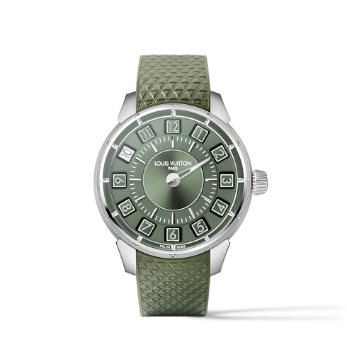Đồng Hồ Tambour Spin Time Automatic 39,5MM in Đồng hồ's Tất cả Đồng hồ } collections by Louis Vuitton (Thu phóng sản phẩm)
