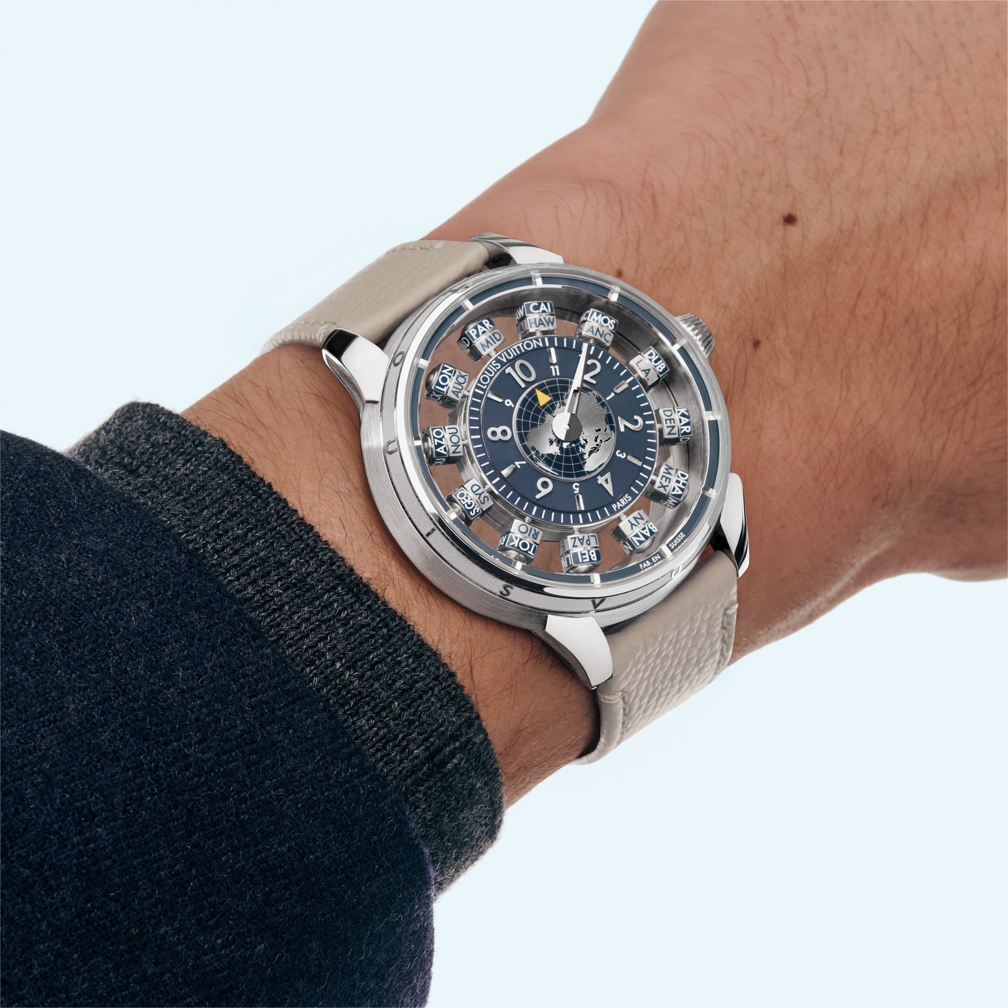 Đồng Hồ Tambour Taiko Spin Time Air Antipode Automatic 42,5MM  in Đồng hồ