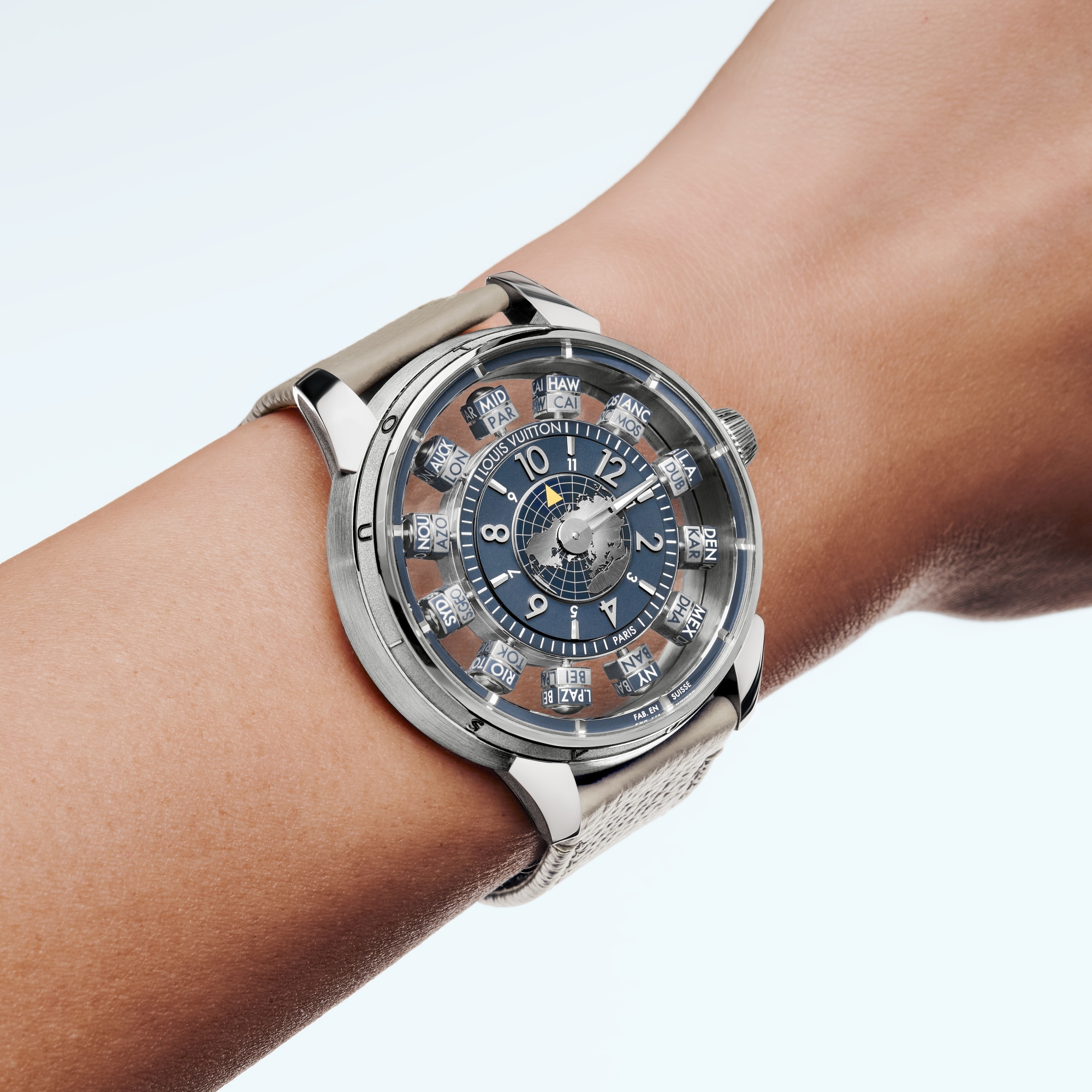 Đồng Hồ Tambour Taiko Spin Time Air Antipode Automatic 42,5MM  in Đồng hồ