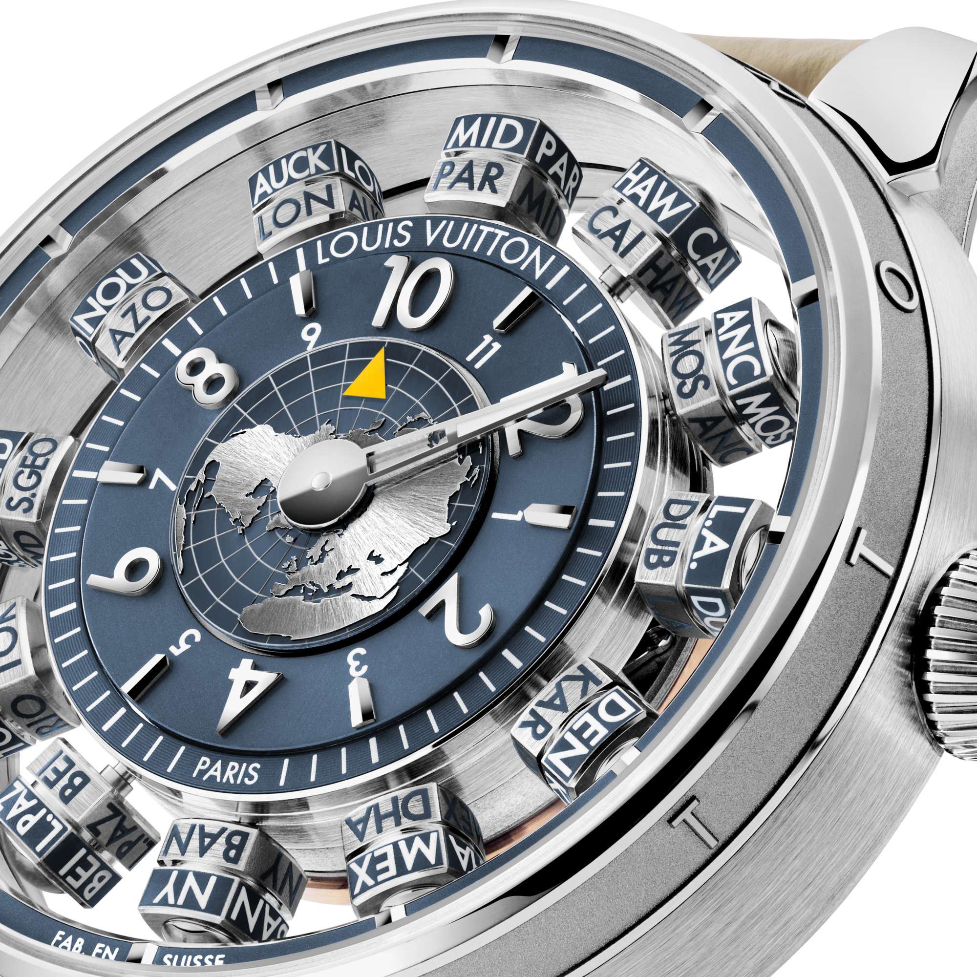 Đồng Hồ Tambour Taiko Spin Time Air Antipode Automatic 42,5MM  in Đồng hồ
