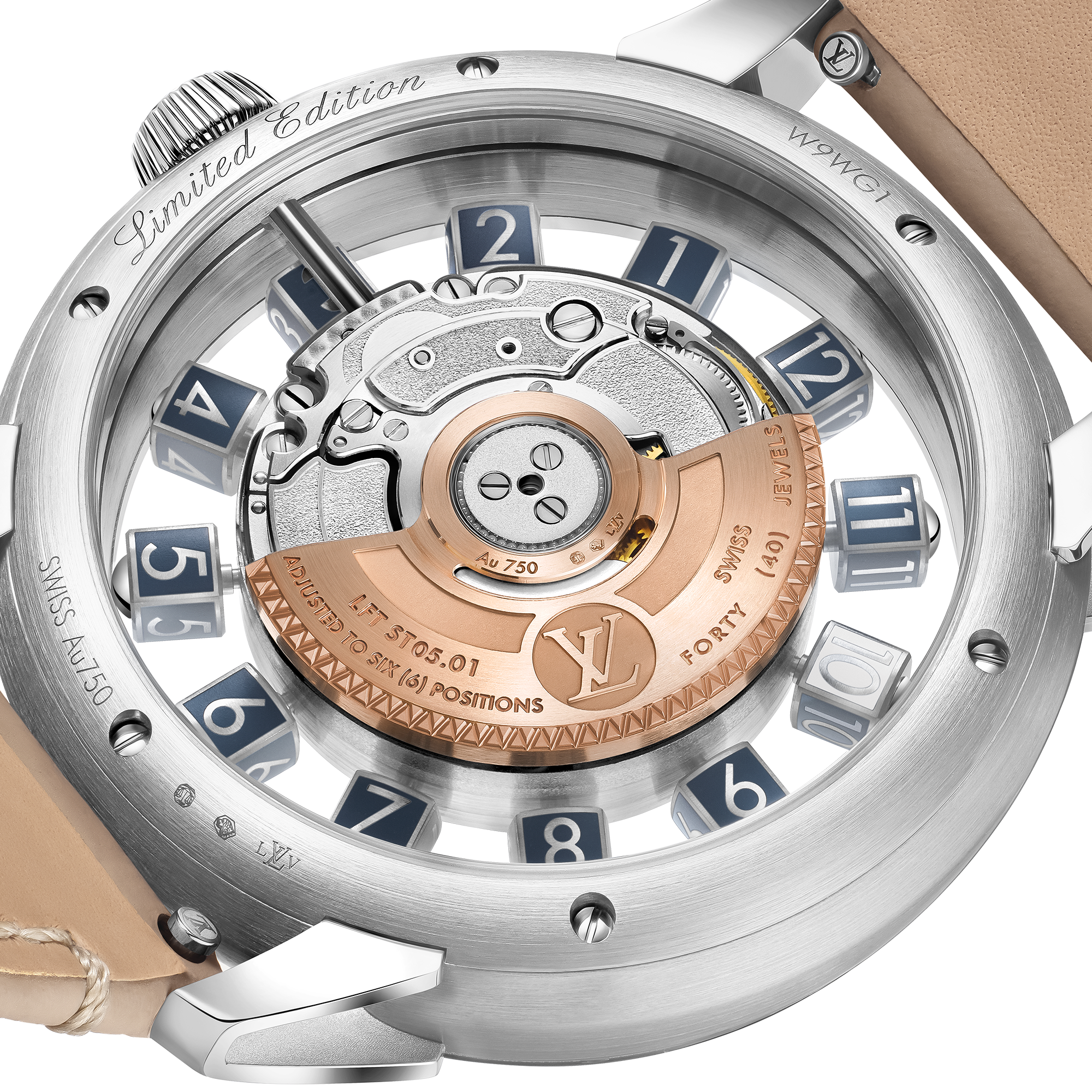 Đồng Hồ Tambour Taiko Spin Time Air Flying Tourbillon Automatic 42,5MM  in Đồng hồ