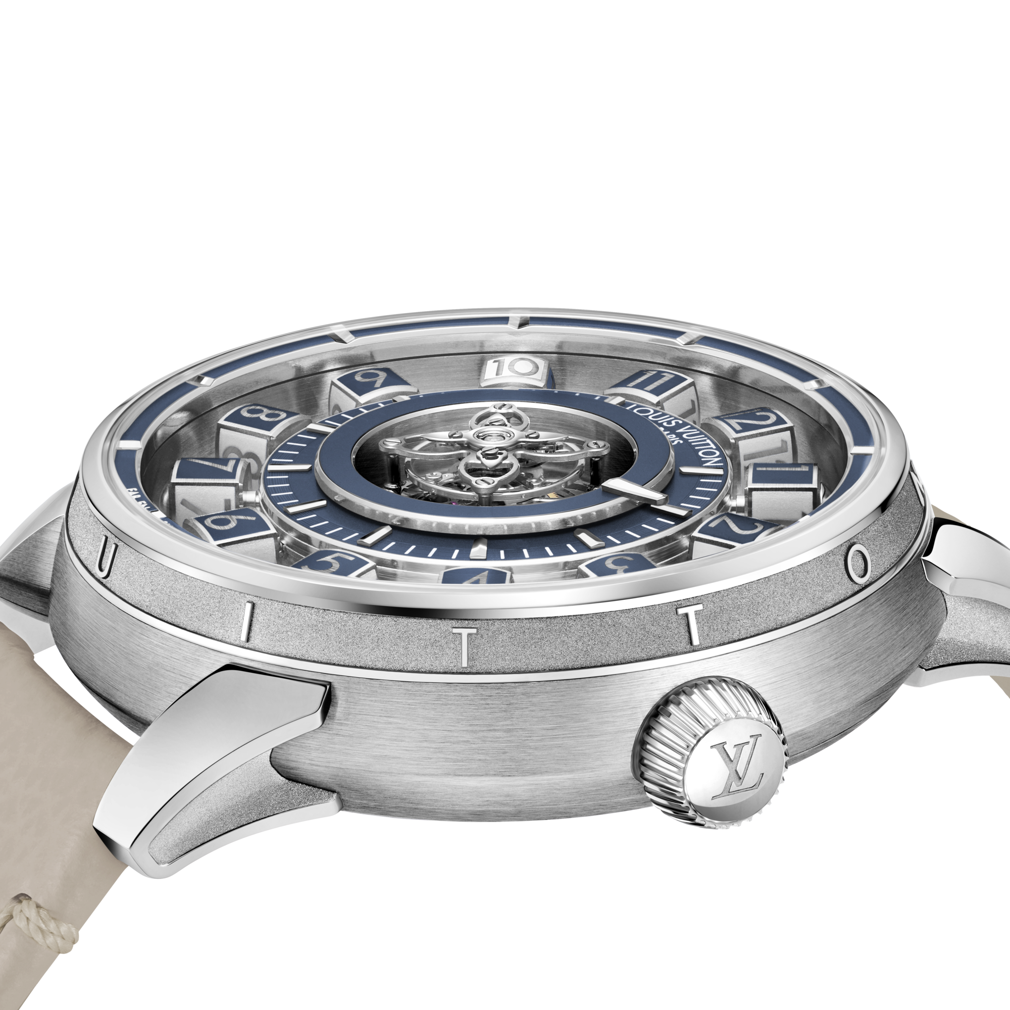 Đồng Hồ Tambour Taiko Spin Time Air Flying Tourbillon Automatic 42,5MM  in Đồng hồ