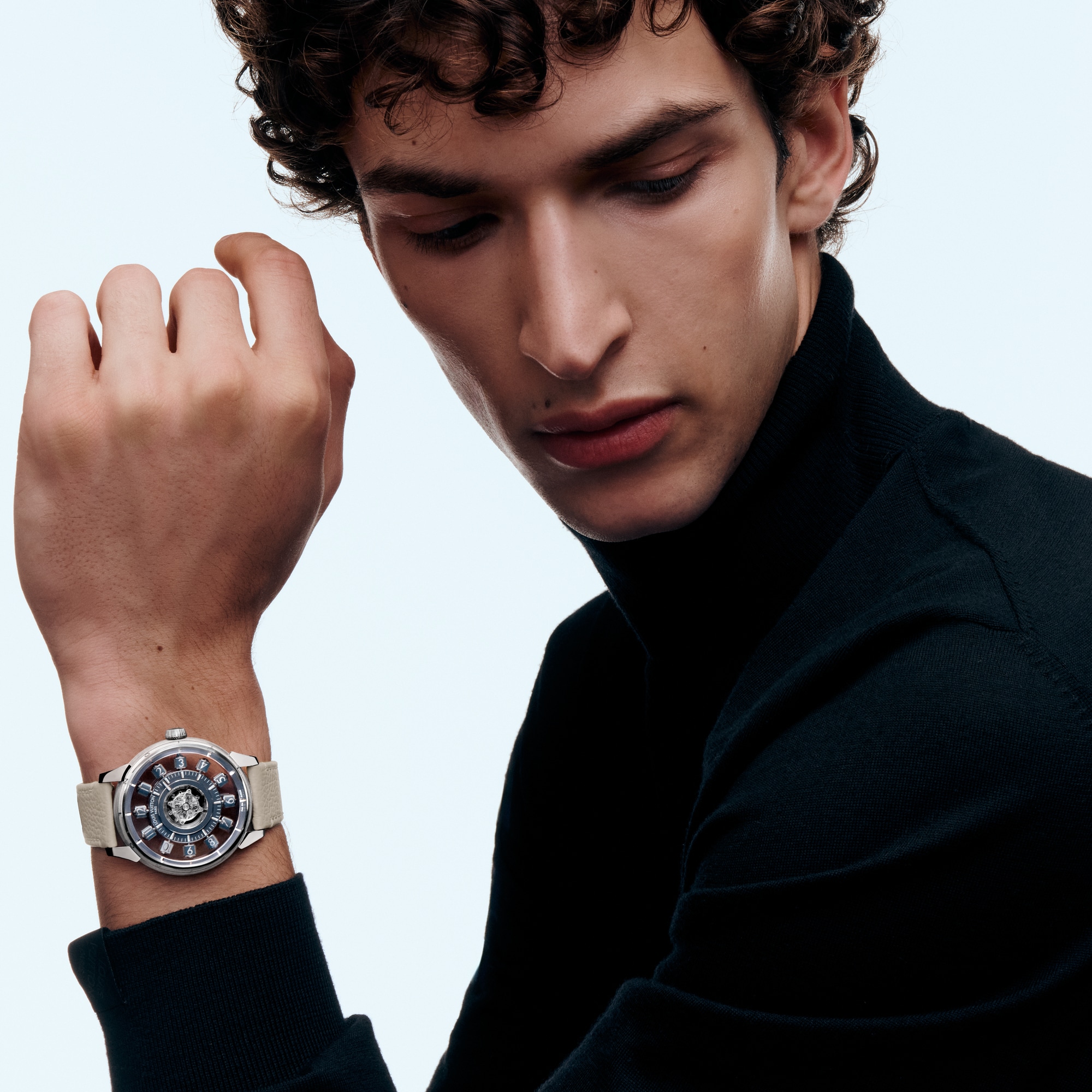 Đồng Hồ Tambour Taiko Spin Time Air Flying Tourbillon Automatic 42,5MM  in Đồng hồ