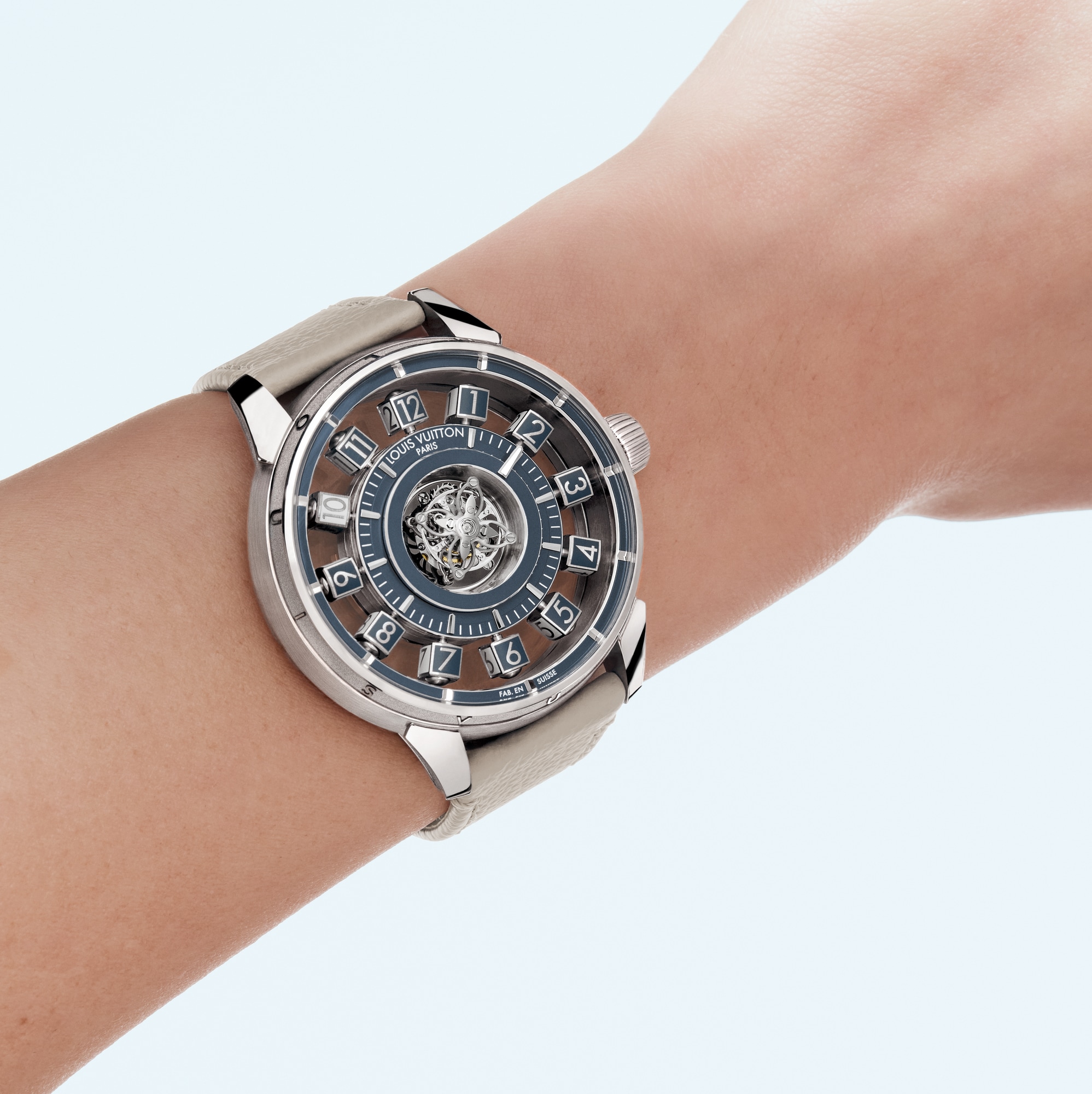 Đồng Hồ Tambour Taiko Spin Time Air Flying Tourbillon Automatic 42,5MM  in Đồng hồ