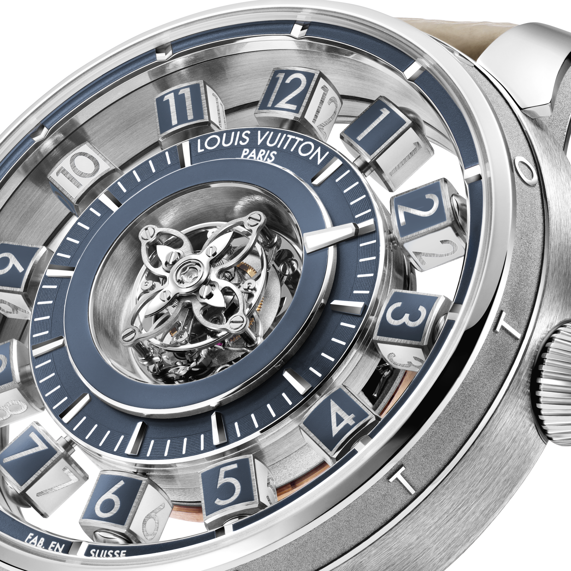 Đồng Hồ Tambour Taiko Spin Time Air Flying Tourbillon Automatic 42,5MM  in Đồng hồ
