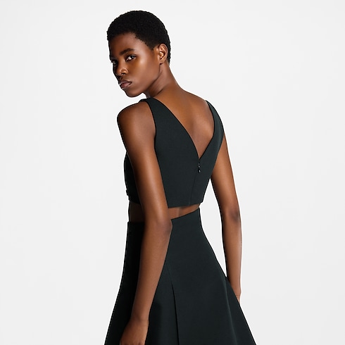 Áo Dáng Crop Top in Đồ Nữ's Trang phục Áo collections by Louis Vuitton (Thu phóng sản phẩm)