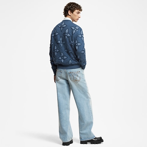 Áo Dệt Kim in Đồ Nam's Trang phục Tất cả Trang phục collections by Louis Vuitton (Thu phóng sản phẩm)