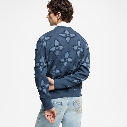 Áo Dệt Kim in Đồ Nam's Trang phục Tất cả Trang phục collections by Louis Vuitton (Thu phóng sản phẩm)