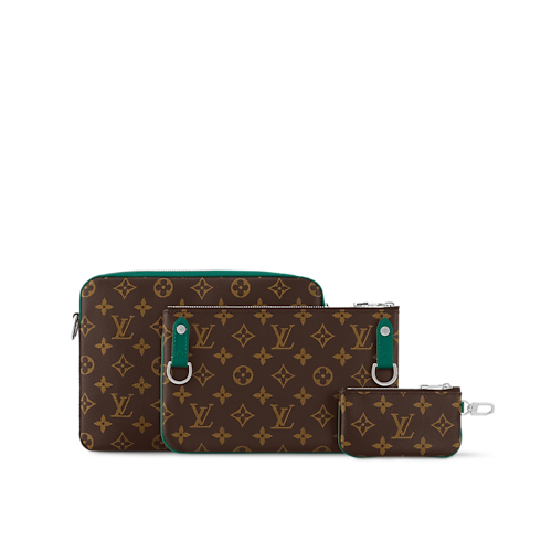 Túi Trio Messenger Monogram Macassar Canvas in Túi và Phụ kiện bằng da's Túi xách nam Mới nhất collections by Louis Vuitton (Thu phóng sản phẩm)