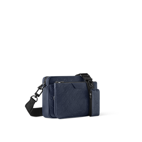 Túi Trio Messenger Monogram Shadow Leather in Túi và Phụ kiện bằng da's Túi xách nam Mới nhất collections by Louis Vuitton (Thu phóng sản phẩm)