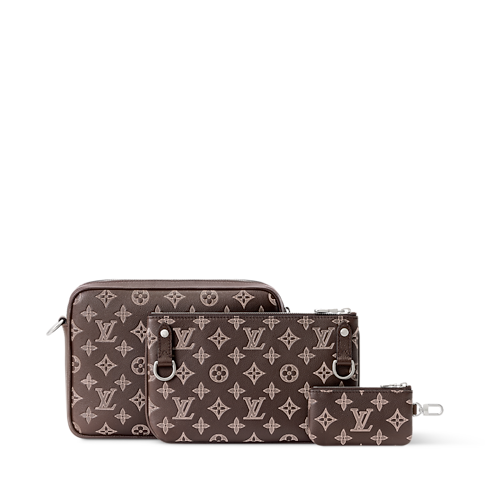 Túi Trio Messenger back view