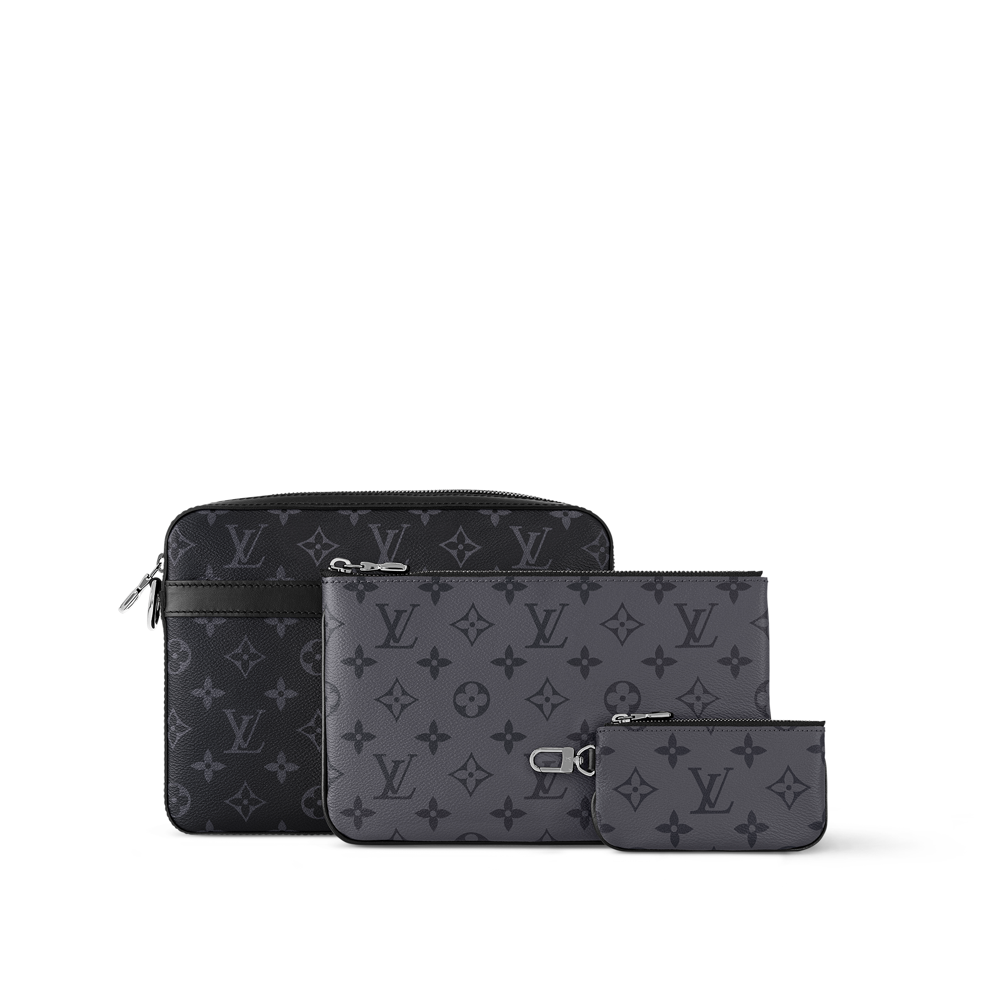 Túi Trio Messenger Monogram Eclipse in Đồ Nam