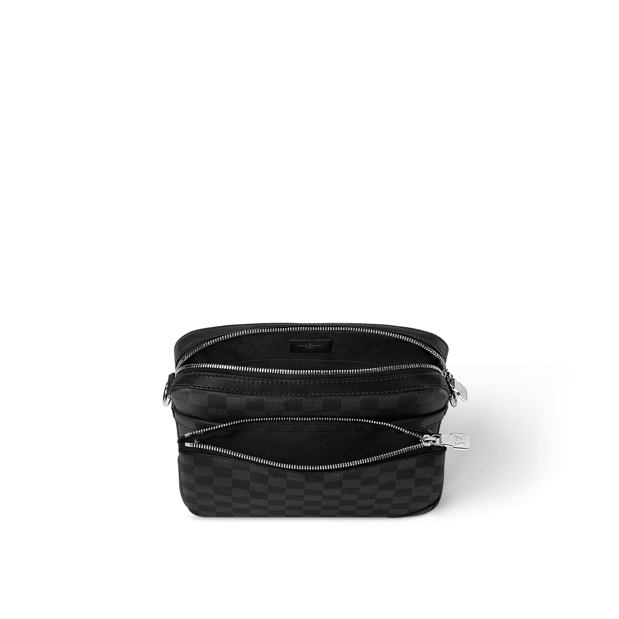 Túi Trio Messenger Damier Graphite in Đồ Nam