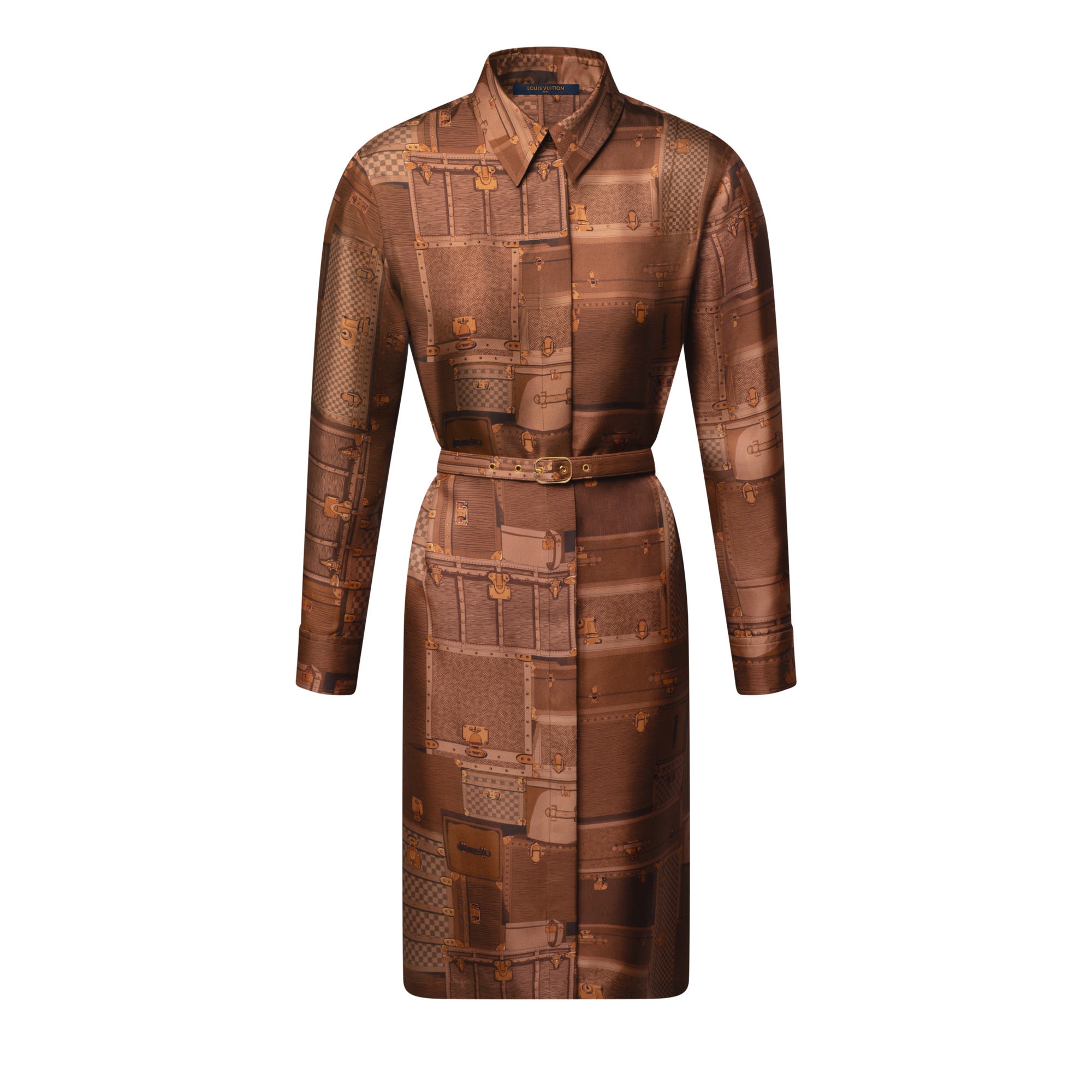 Đầm Dáng Sơ Mi  in Đồ Nữ