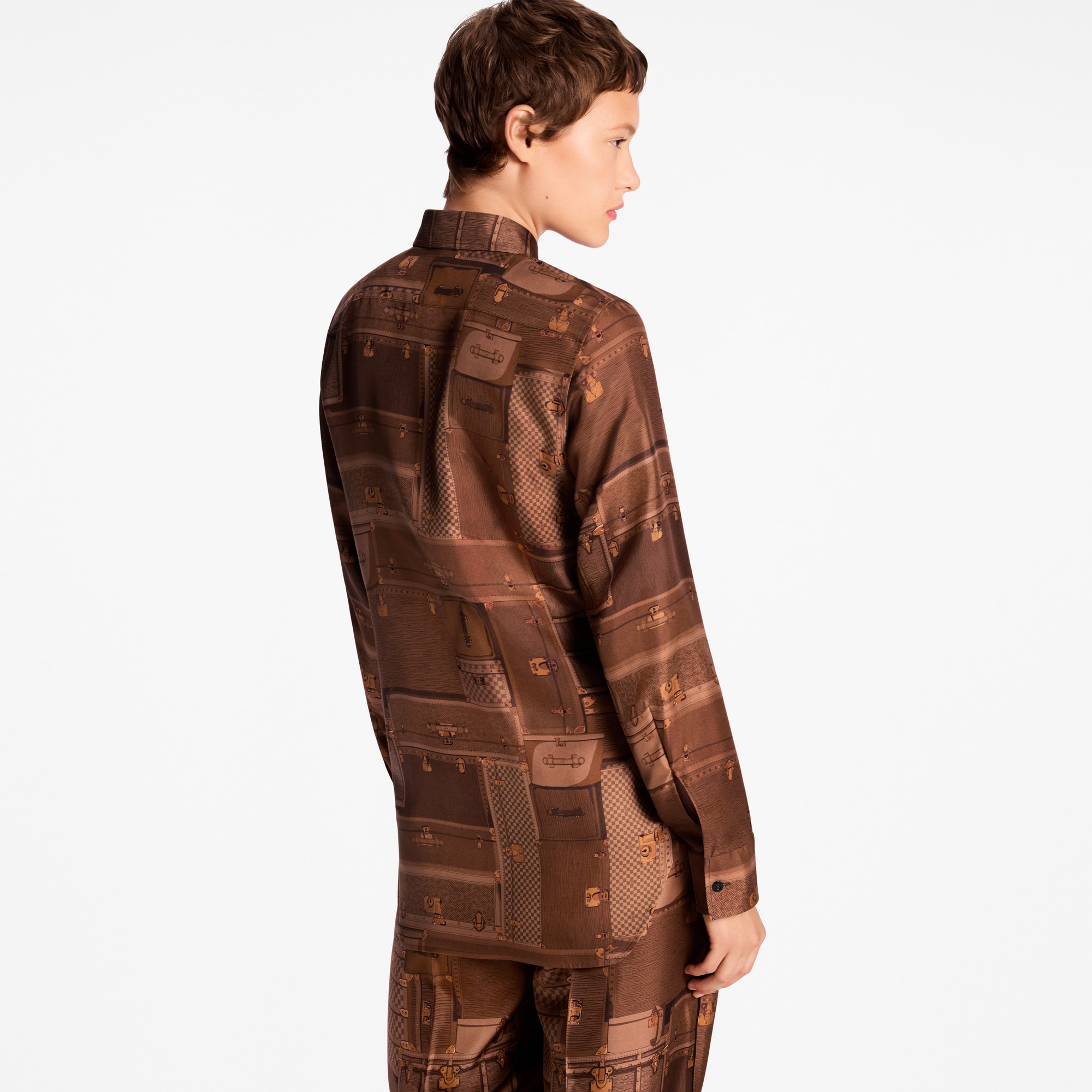 Áo Sơ Mi Lụa  in Đồ Nữ