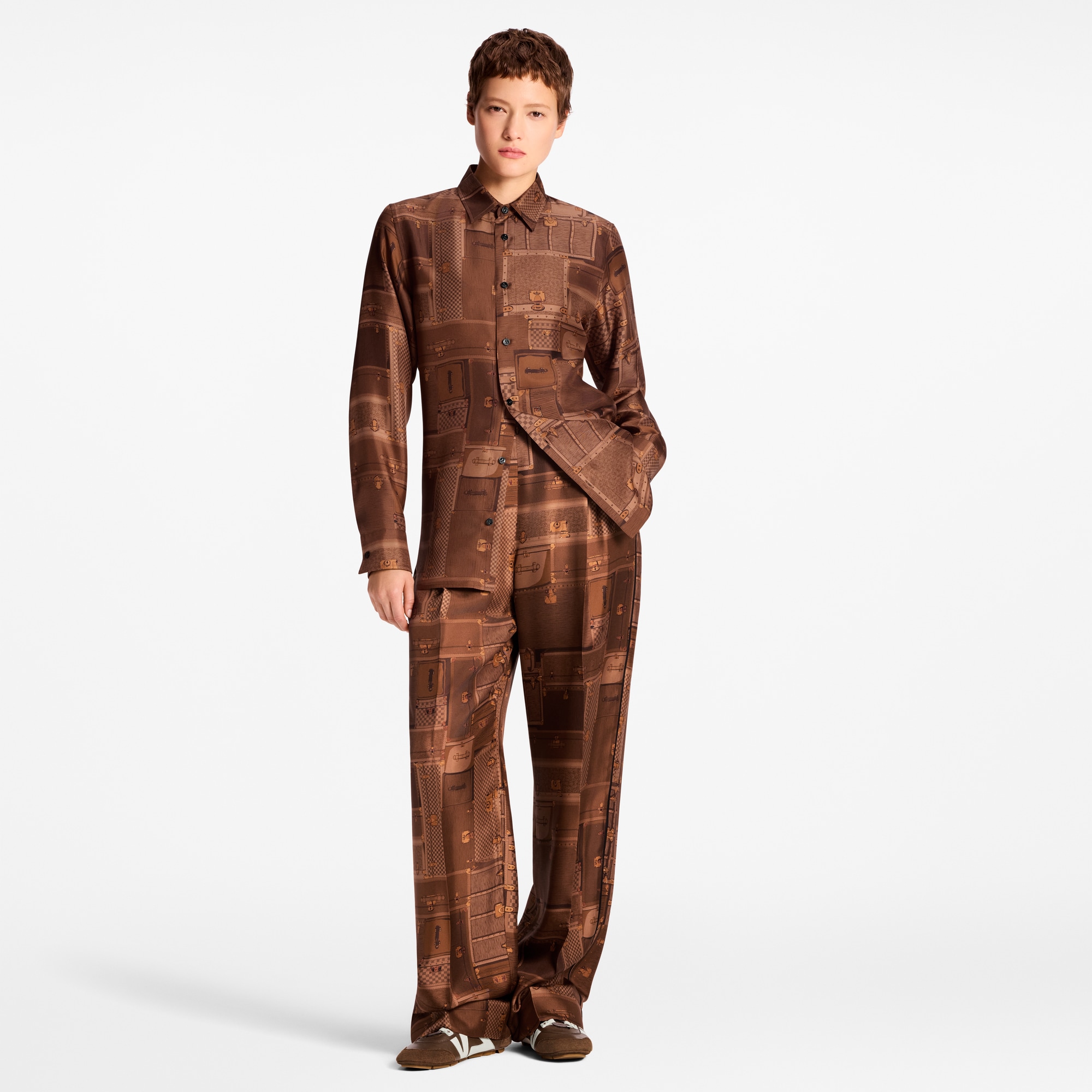 Áo Sơ Mi Lụa  in Đồ Nữ