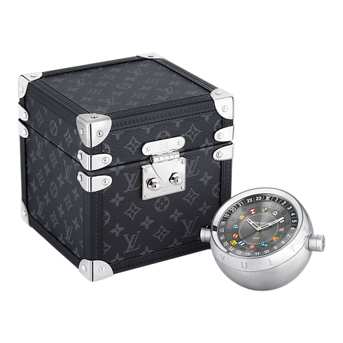 Đồng Hồ Để Bàn Trunk Table Clock in Đồng hồ's Tất cả Đồng hồ } collections by Louis Vuitton (Thu phóng sản phẩm)