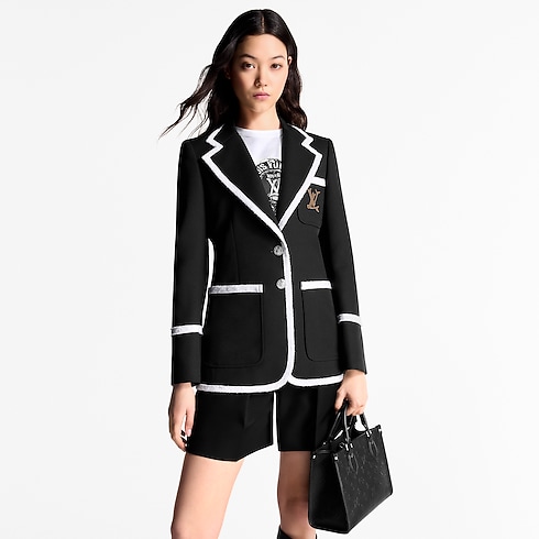 Áo Khoác Blazer in Đồ Nữ's Trang phục Áo khoác ngoài collections by Louis Vuitton (Thu phóng sản phẩm)