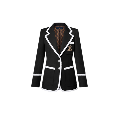 Áo Khoác Blazer in Đồ Nữ's Trang phục Áo khoác ngoài collections by Louis Vuitton (Thu phóng sản phẩm)