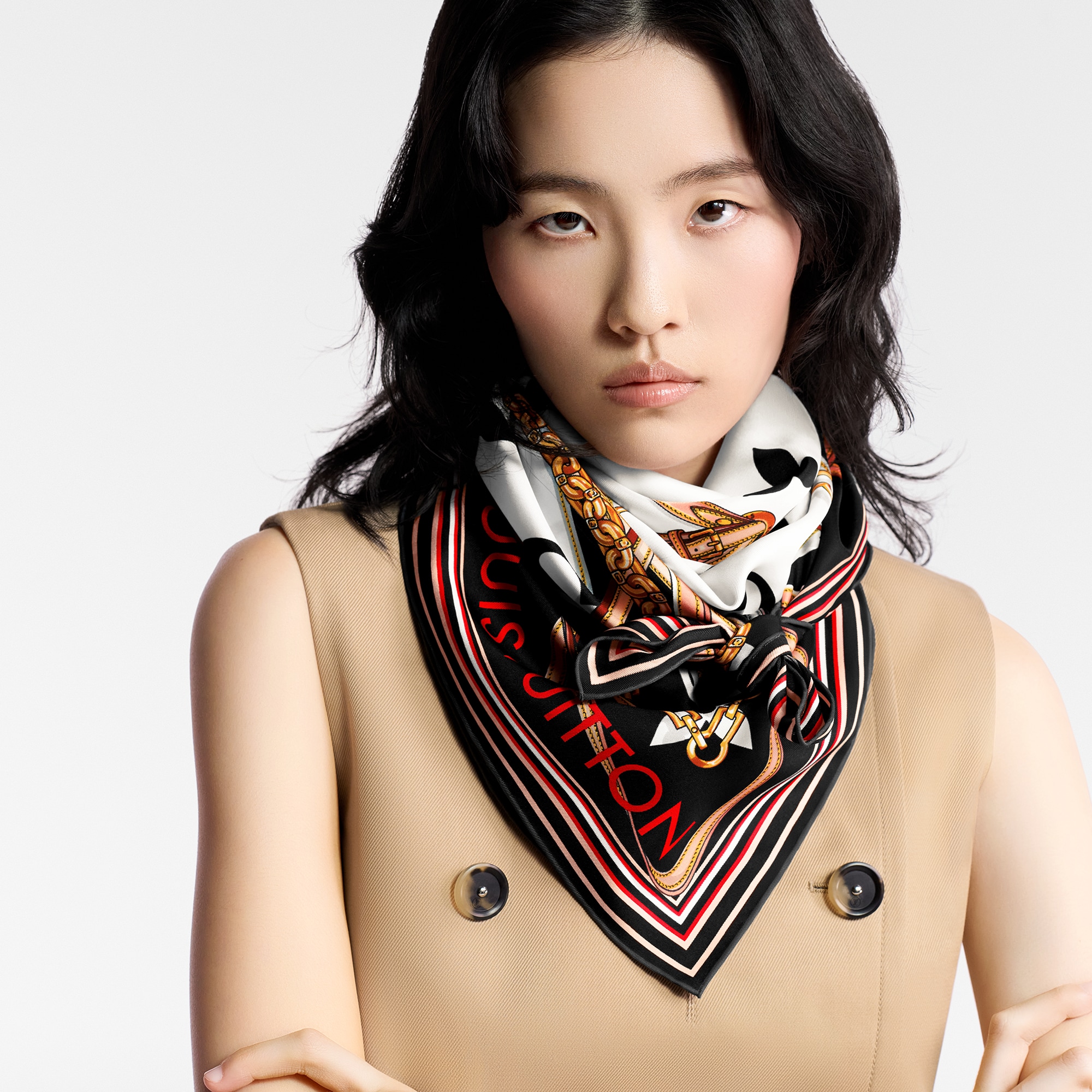 Khăn Lụa Vuông Ultimate 90 . in Đồ Nữ