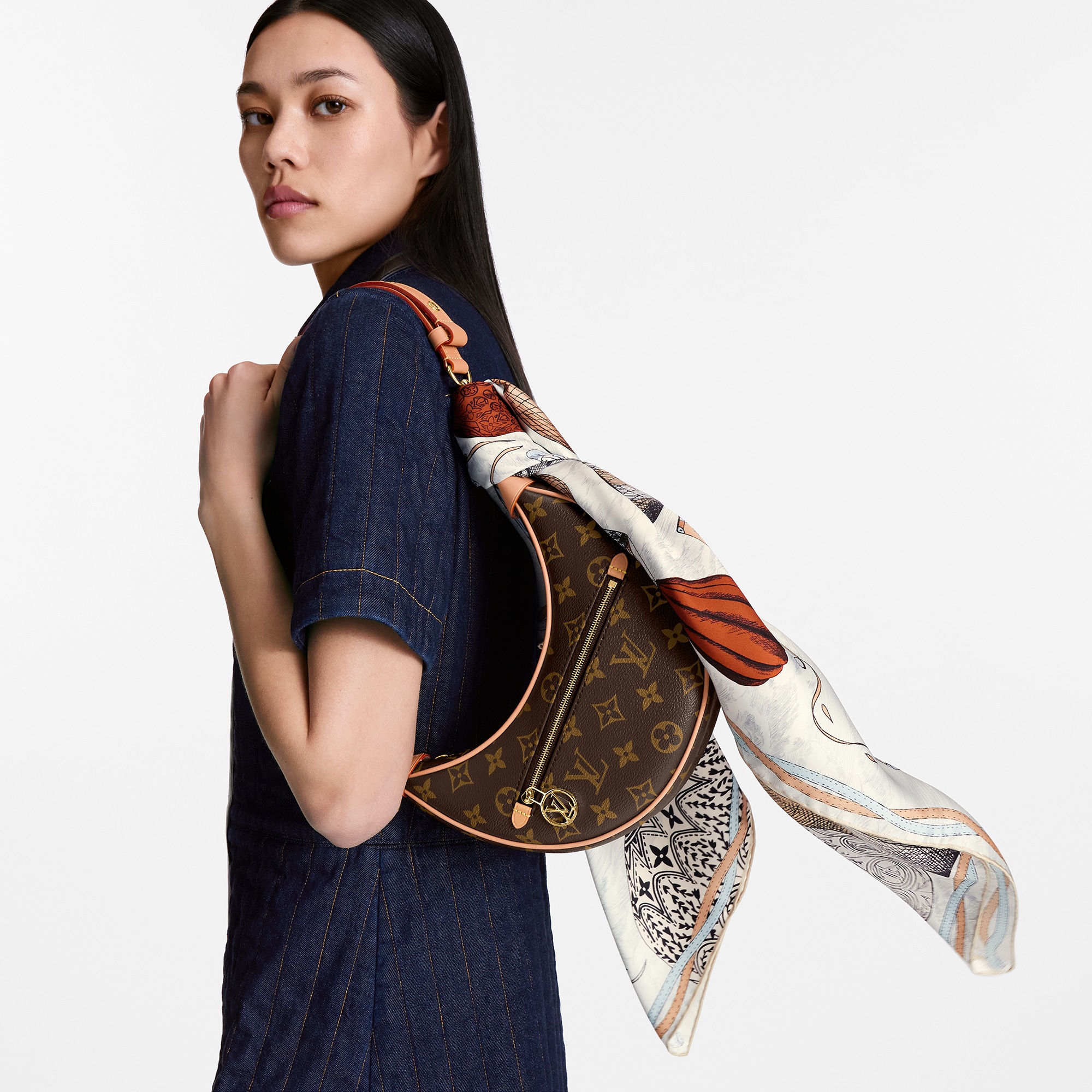 Khăn Lụa Vuông Up And Away 90 . in Đồ Nữ