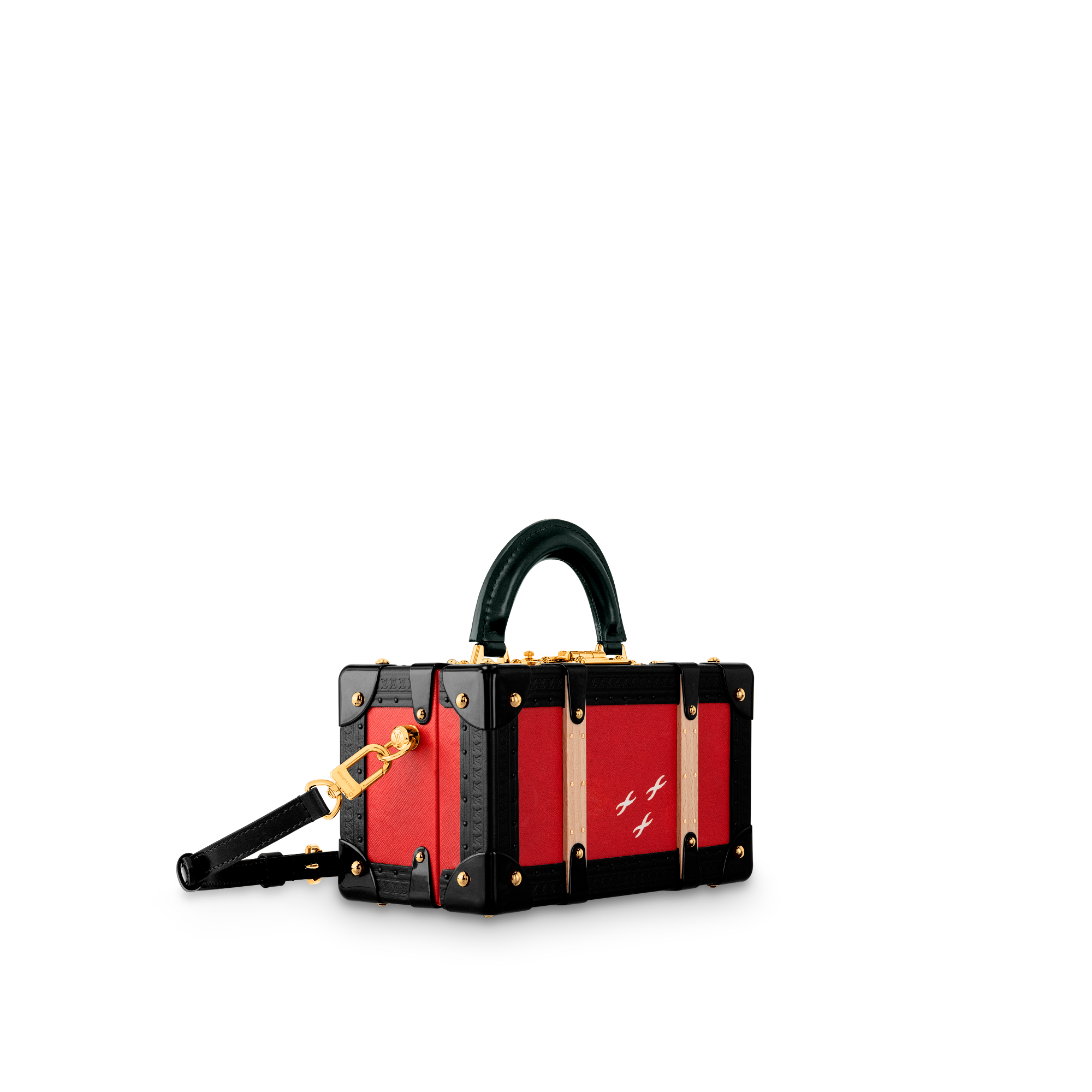 Túi Dạng Hộp Valisette Trésor Time Trunk Các loại da khác in Les Extraordinaires