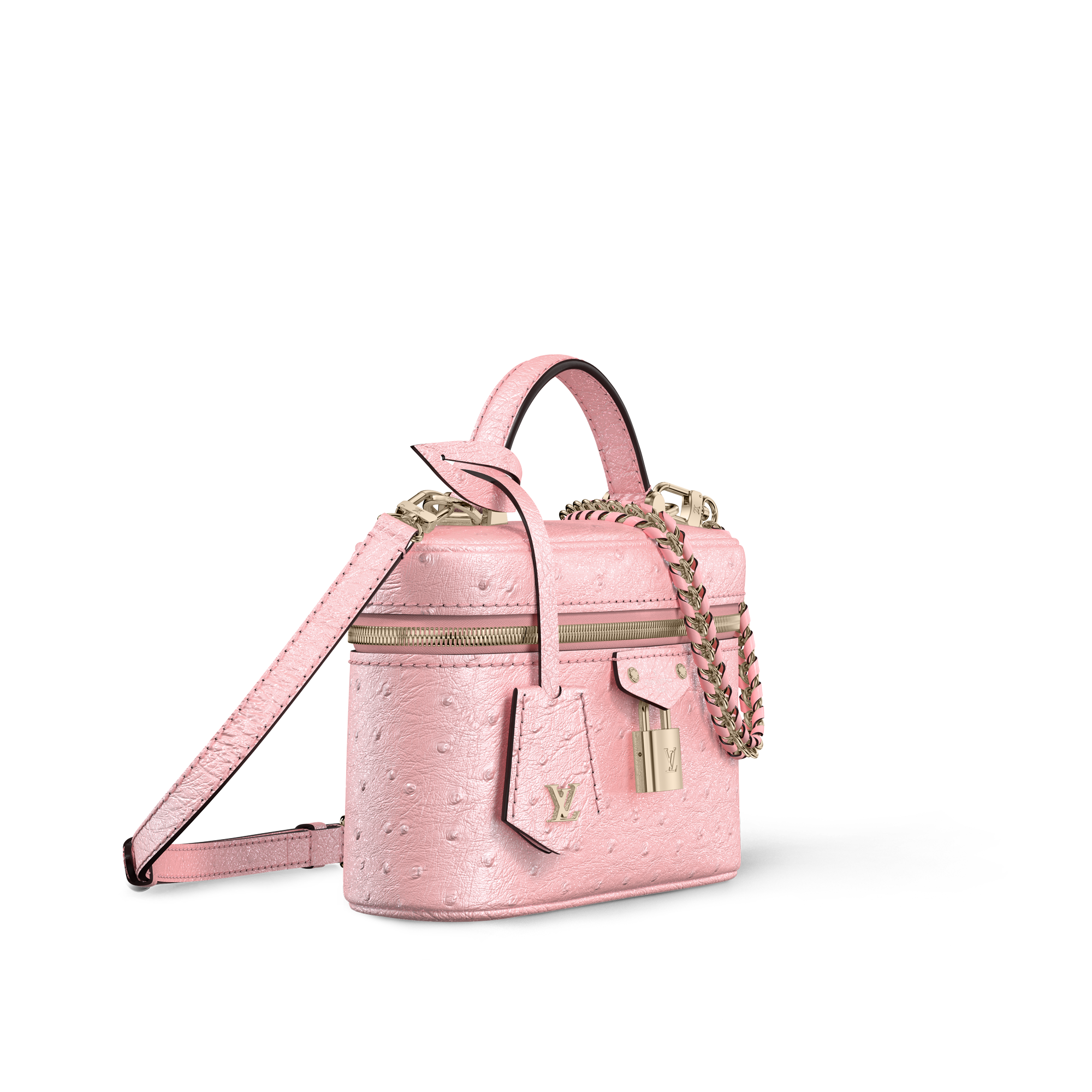 Túi Vanity Chain Pouch Autruche in Đồ Nữ